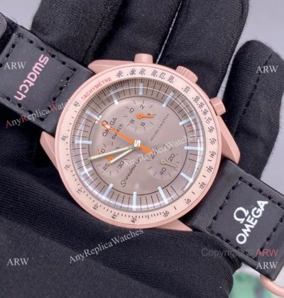 Replica Swatch x Omega Mission to Jupiter Watch Quartz Bioceramic case